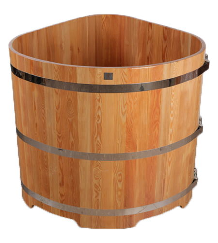 Купель угловая из лиственницы 1,1х1,1