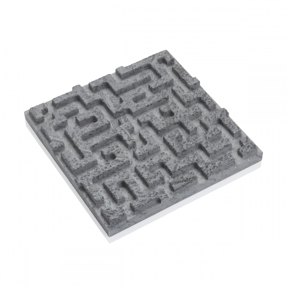 3D панель из талькомагнезита лабиринт 295х295