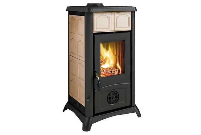 Отопительная печь La Nordica Gemma Elegance BO/BIN/Liberty PE/PT (бордовый/белый/бежевый/в камне)