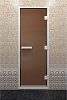 Дверь Doorwood для хамам бронза матовая 200х80